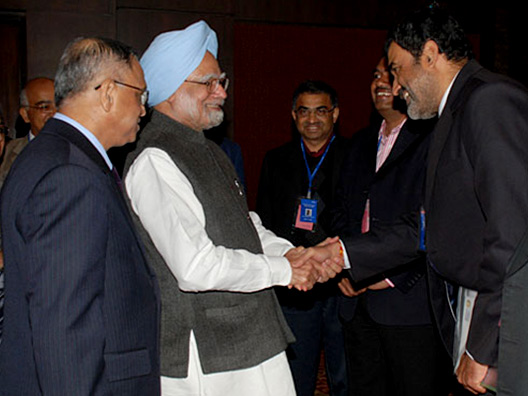 The Prime Minister with Mr Pai