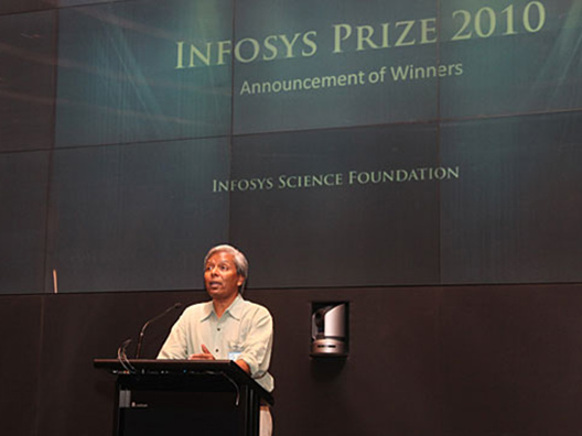 K. VijayRaghavan, Laureate, Infosys Prize 2009 for Life Sciences, speaks about the impact of the Prize on the scientific and research community