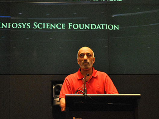 Prof. Sriram Ramaswamy responds to being announced the Infosys Prize 2011 Physical Sciences Laureate