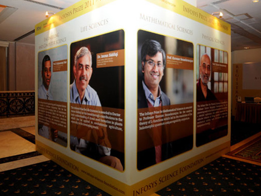 Wall of Fame of the Infosys Prize 2011 Laureates