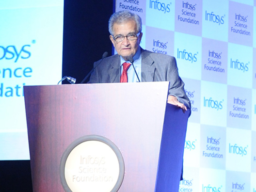 Winner presentation by Prof. Amartya Sen, Jury Chair, Humanities