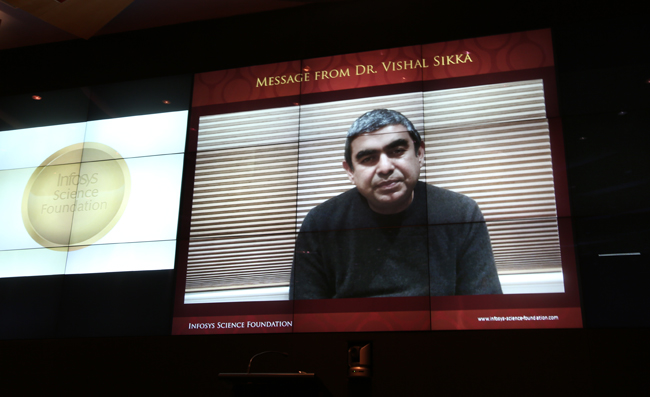 Video message by Dr. Vishal Sikka