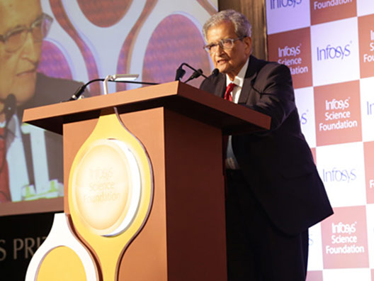 Prof. Amartya Sen delivers his address