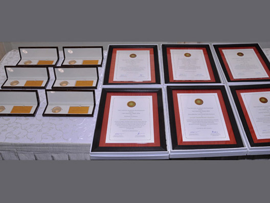Infosys Prize 2014 Medals and Certificates