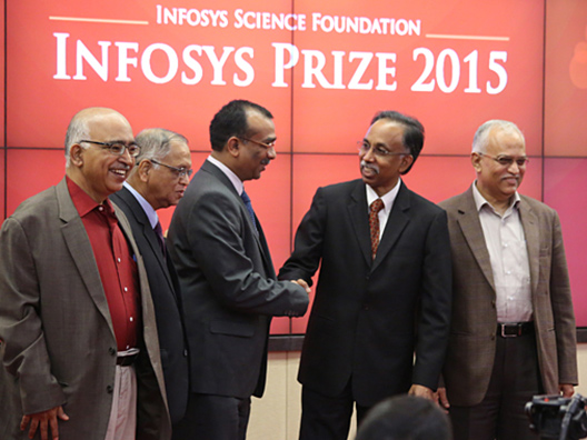 Trustees of the ISF congratulate Infosys Prize winner, Prof. Umesh Waghmare