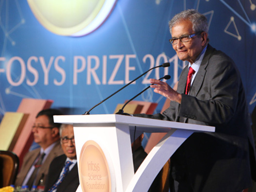 Winner Announcement by Prof. Amartya Sen, Jury Chair, Humanities