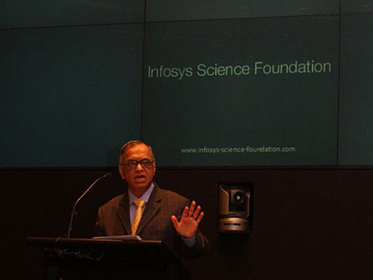 Mr. N.R.Narayana Murthy addresses the gathering