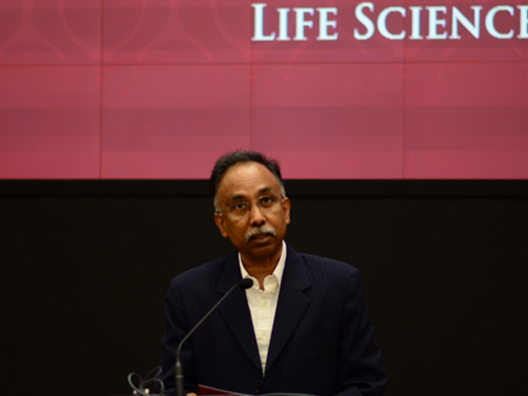 President of the ISF, S.D. Shibulal, announces Infosys Prize 2016 Life Sciences winner