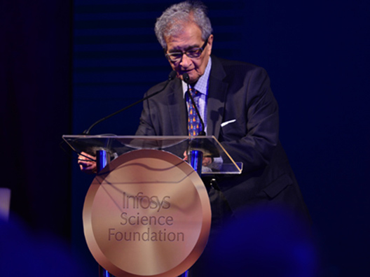 Winner Announcement by Prof. Amartya Sen, Jury Chair, Humanities