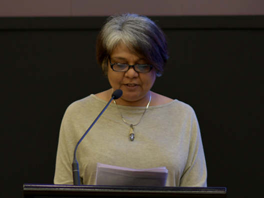 Gurpreet Walia introducing the Panel Discussion, ‘Science Jargon and Society – Bridging the Gap’