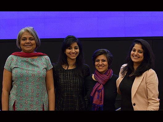 The ISF team at the winners' announcement ceremony