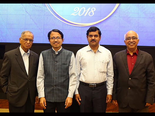 ISF Trustees with the Infosys Prize 2018 laureates