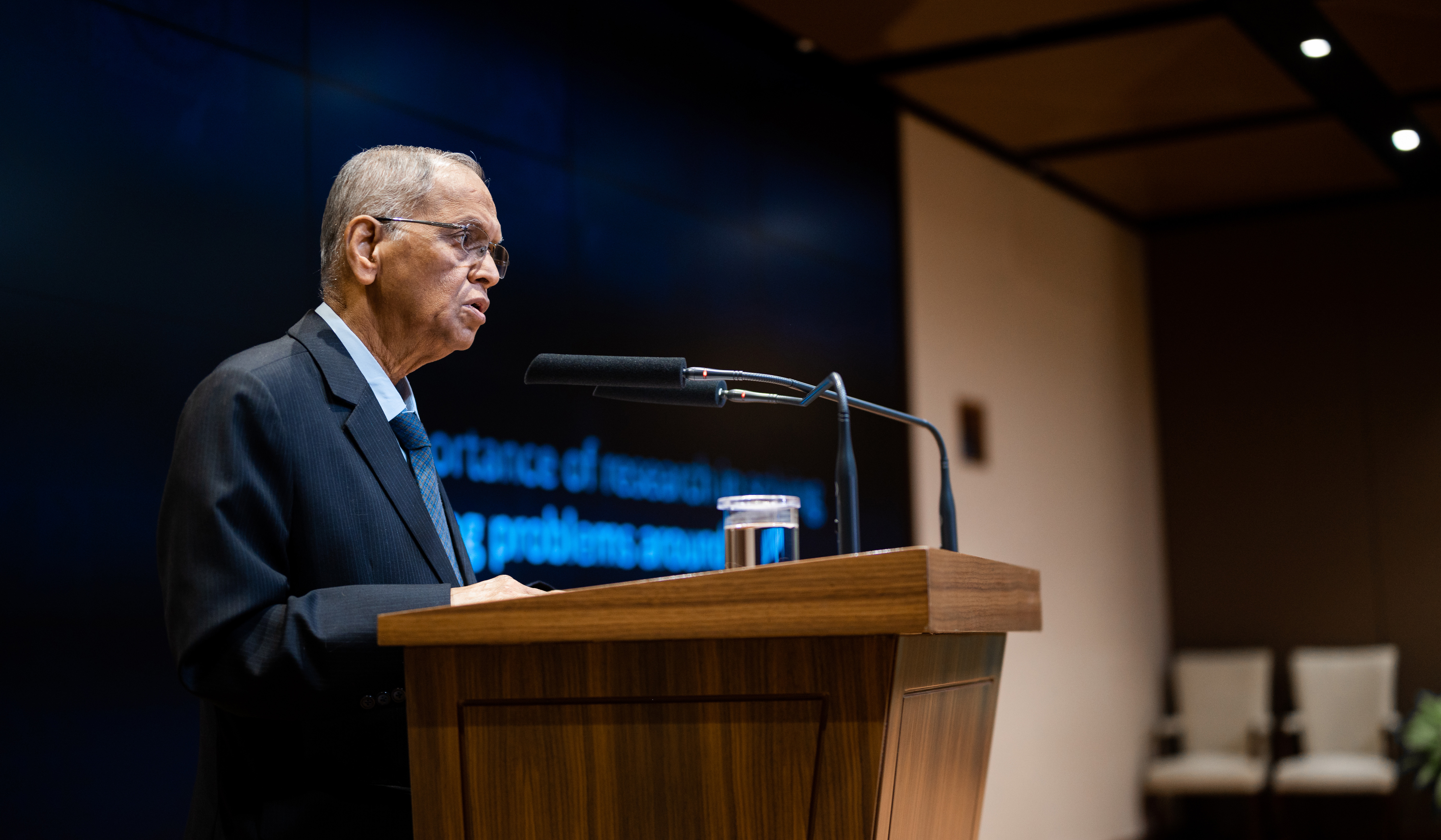 Trustee, Narayana Murthy on the importance of research in solving pressing problems around us